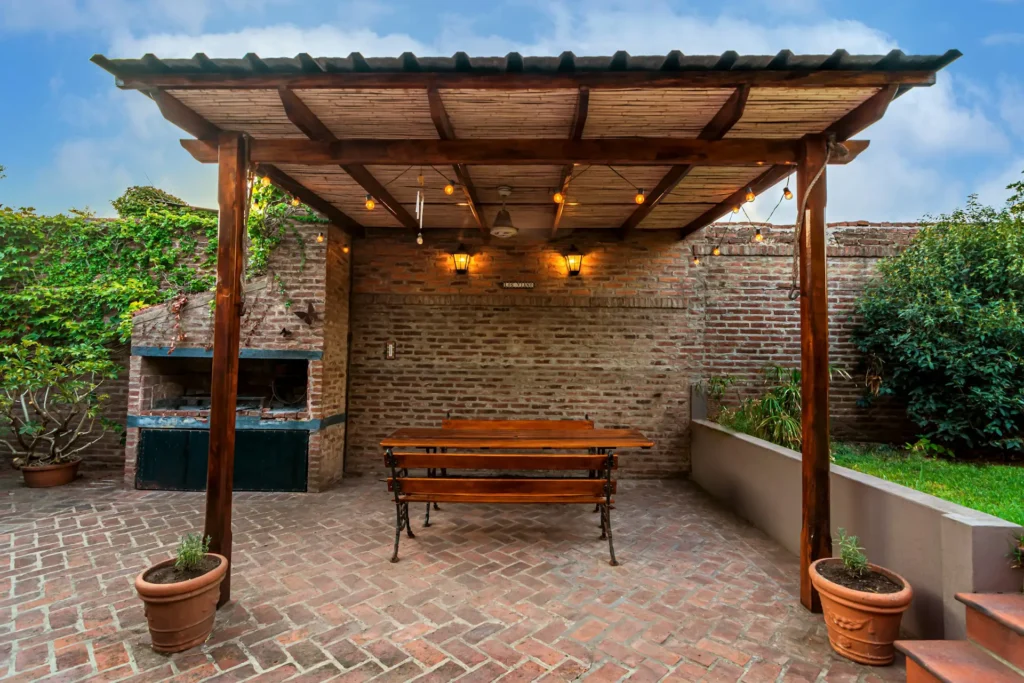 Construction de pergola et terrasse à Seraing,